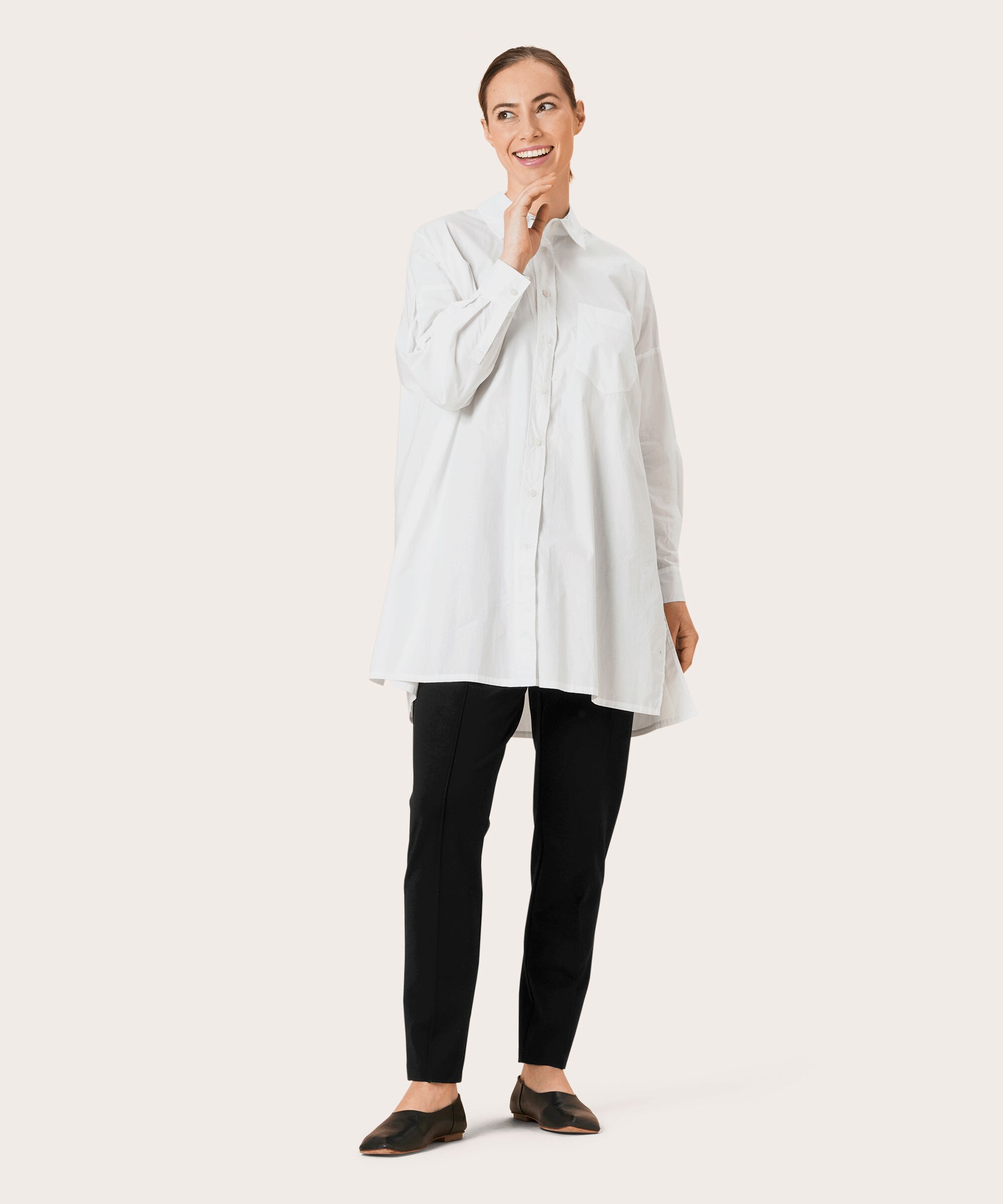 PAQUITA JERSEY TROUSERS, Black