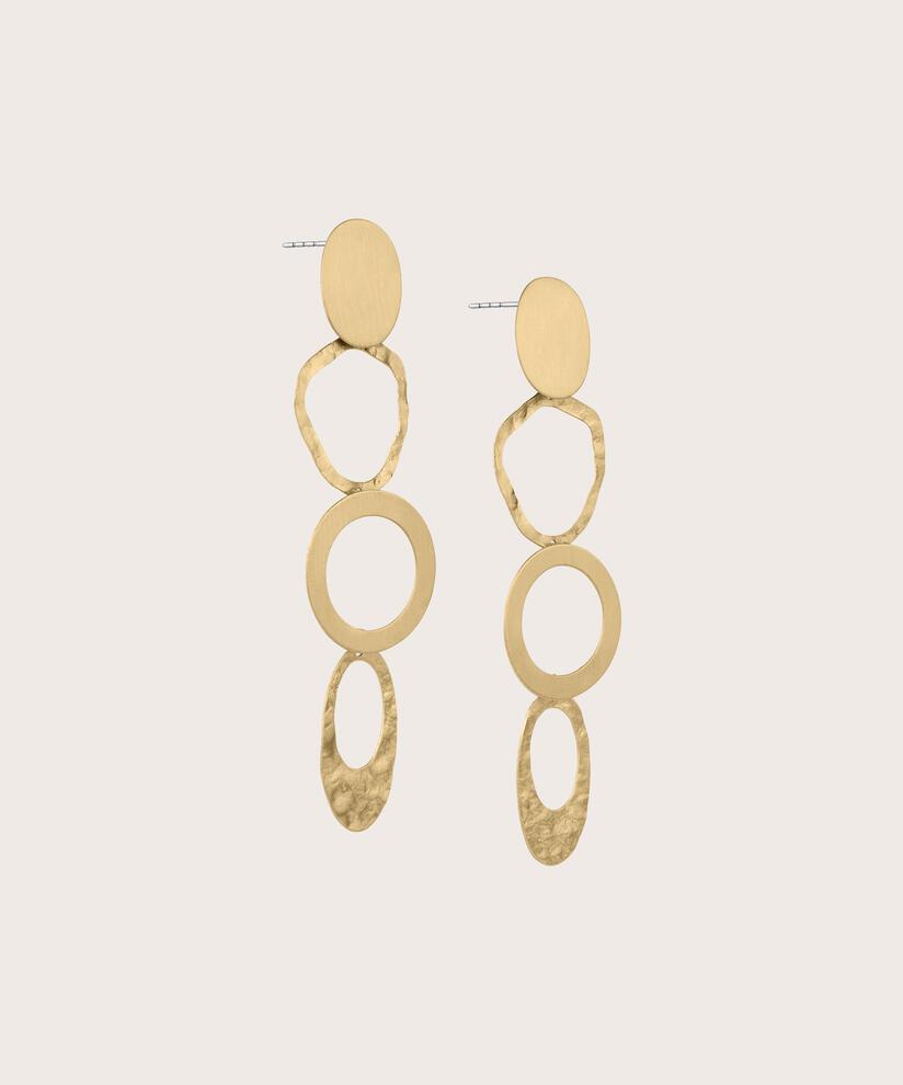 Rumani Earrings, Gold