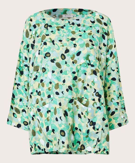Bramila Blouse, Winter Green